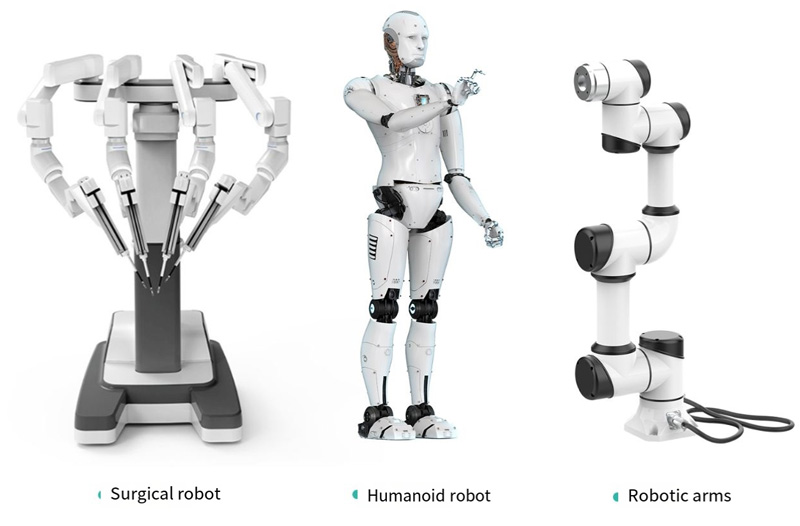 suitable for a wide range of robot joint components